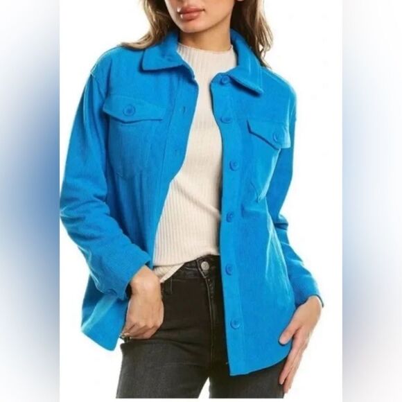 AVEC LES FILLES ANTHROPOLOGIE THICK CORDUROY SHIRT SHACKET JACKET‎ SZ M - Picture 7 of 9
